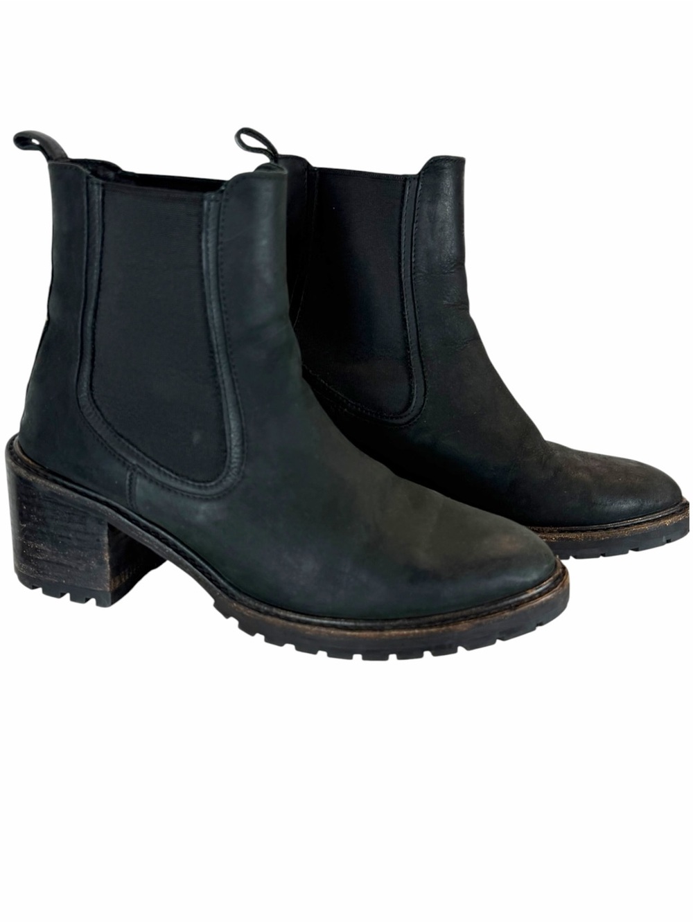 Thursday Boot Co Everyday Knockout Chelsea High Block Heel Water Resistant Boot